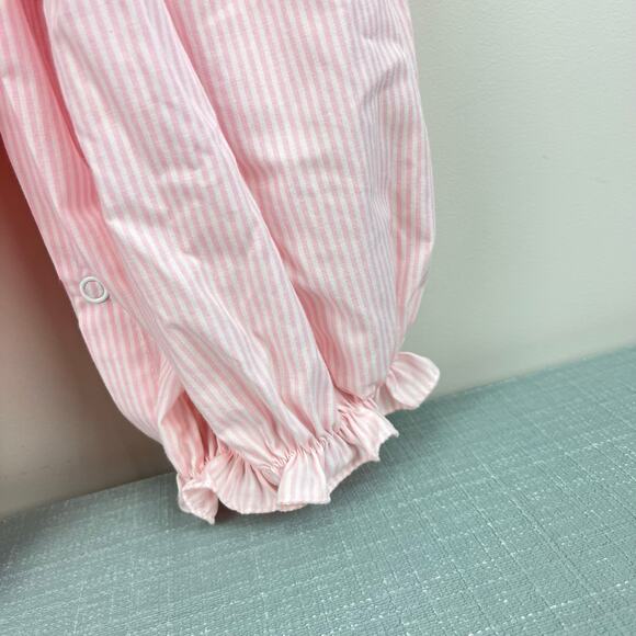 Carriage Boutiques Smocked Pink Sailboat Jumpsuit 24 Months - Picture 4 of 9